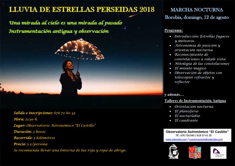 BOROBIA Observatorio Marcha Perseidas 2018